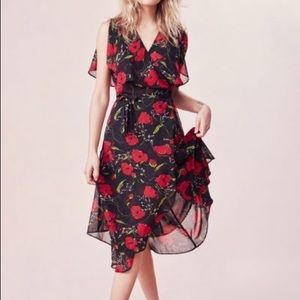 Kimchi Blue Urban Outfitters Floral Wrap Dress